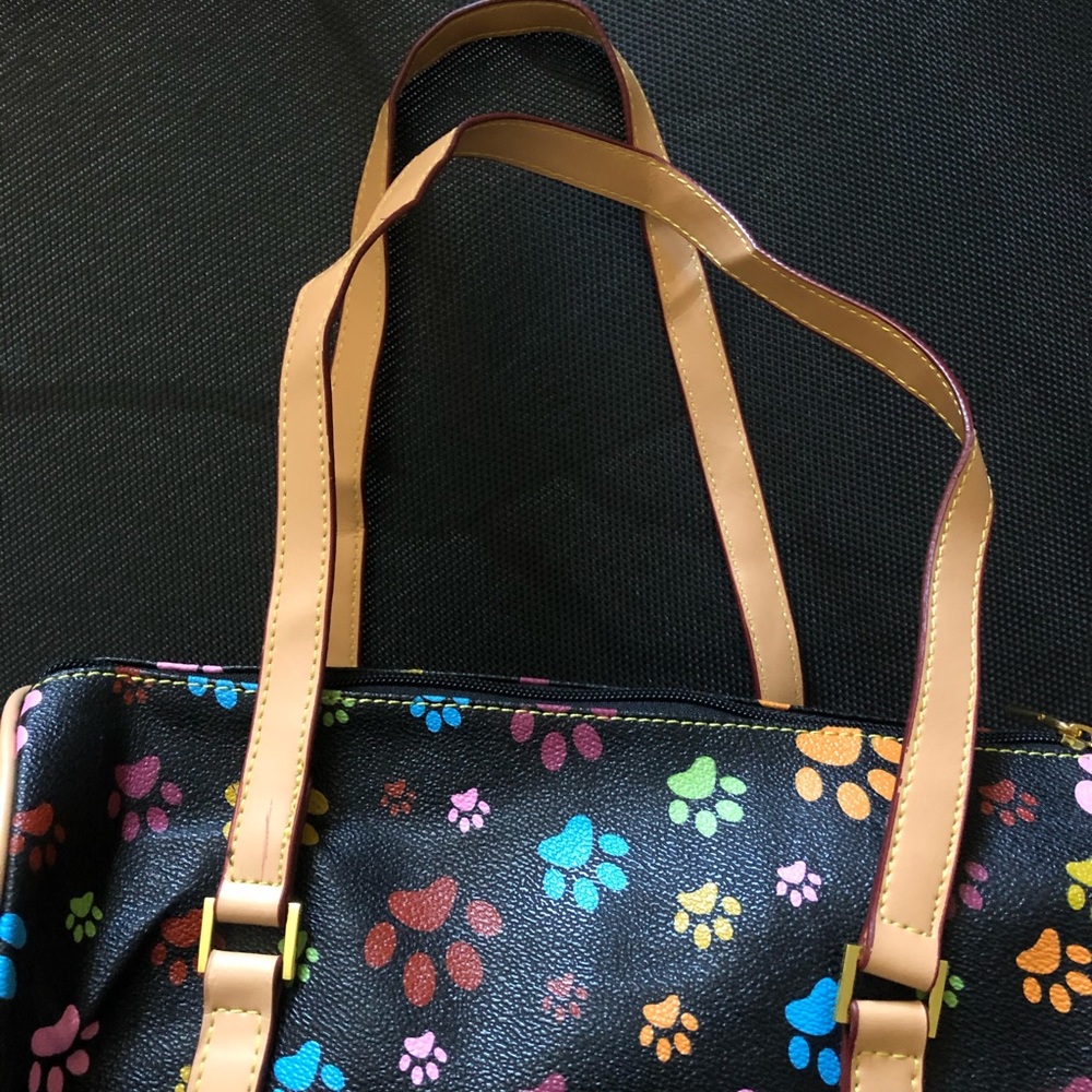 Paw Monogram Cylinder Mini Purse - Picture 4 of 6